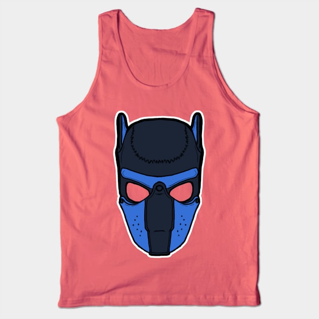 Pup Hood- Blue Tank Top by Mietere